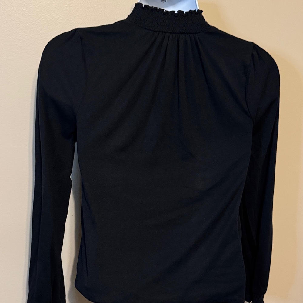 J. Crew Black Long Sleeve Blouse - Picture 6 of 10